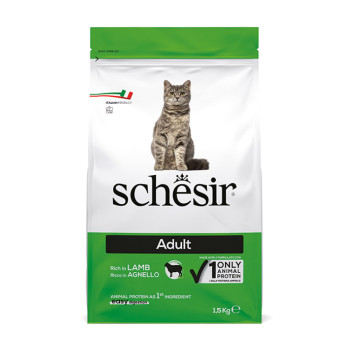 Schesir Cat Adult Lamb корм для дорослих котів, з ягням - 1,5 кг