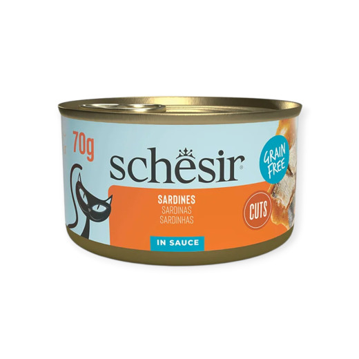 Schesir Grill Sardines вологий корм для котів, із сардиною - 70 г