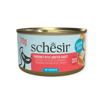 Schesir Grill Sardines & Lobster влажный корм для кошек с сардиной и лобстером - 70 г