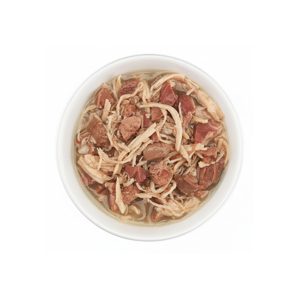 Schesir After Dark Chicken & Beef корм для кошек, с курицей и говядиной - 80 г