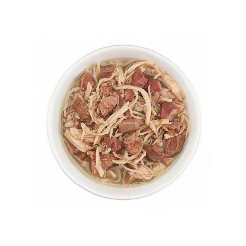 Schesir After Dark Chicken & Beef корм для котів, з куркою та яловичиною - 80 г