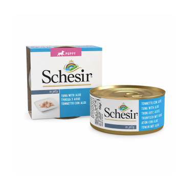 Schesir Tuna & Aloe Puppy корм для цуценят, з тунцем та алое - 150 г