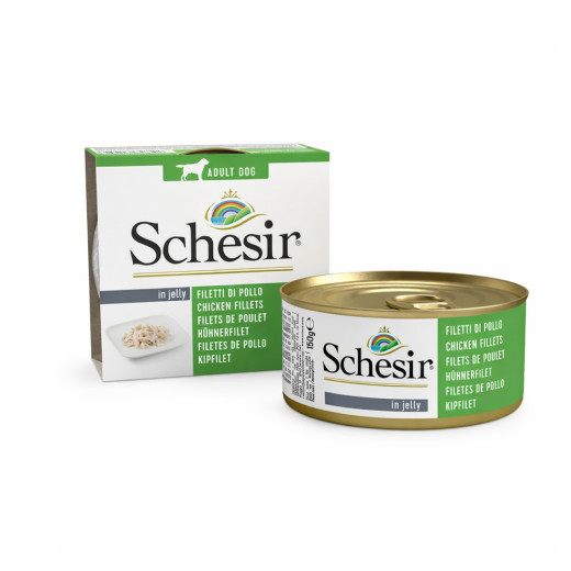 Schesir Chicken Fillets корм для собак, з куркою - 150 г