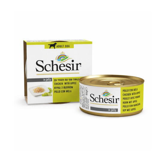 Schesir Chicken & Apple корм для собак, з куркою та яблуком -  150 г