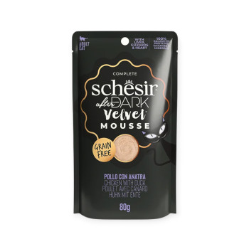 Schesir After Dark Chicken & Duck мус для котів, з курою та качкою - 80 г