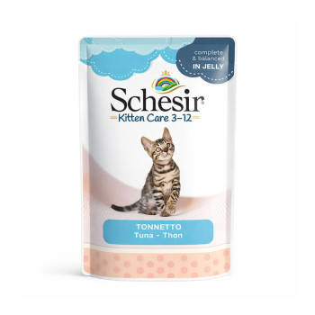 Schesir Kitten Care Tuna корм для кошенят, з тунцем - 85 г