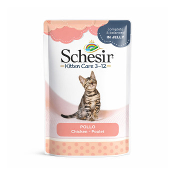 Schesir Kitten Care Chicken для кошенят, з курячим філе - 85 г