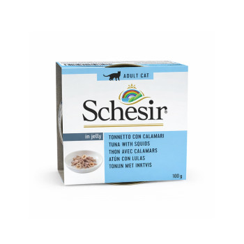 Schesir Tuna & Squid корм для котів, з тунцем та кальмаром - 85 г