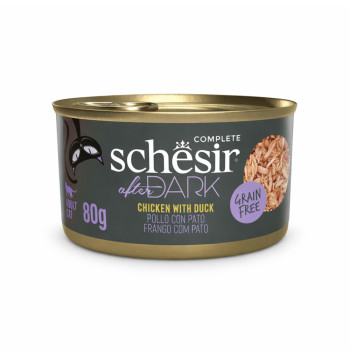 Schesir After Dark Chicken & Duck корм для котів, з куркою та качкою - 80 г
