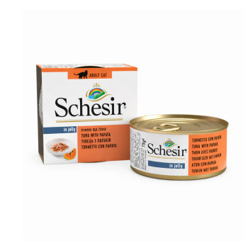 Schesir Tuna & Papaya корм для котів, з тунцем та папайєю - 75 г