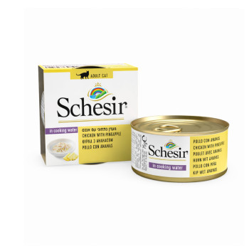 Schesir Chicken & Pineapple корм для котів, з куркою та ананасом - 75 г