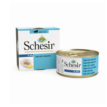 Schesir Tuna & Pineapple корм для котів, з тунцем та ананасом - 75 г