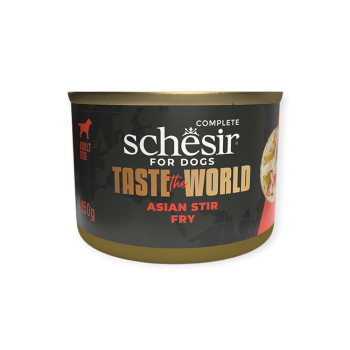 Schesir Taste the World Asian Stir Fry корм для собак, с курицей по-азиатски - 150 г
