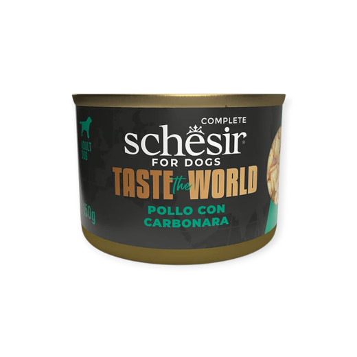 Schesir Taste the World Chicken & Carbonara корм для собак, з куркою та карбонарою - 150 г