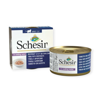 Schesir Tuna & Whitebaits корм для котів, з тунцем та анчоусами - 85 г