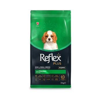 Reflex Plus Junior Mini & Small Chicken корм для цуценят, з курою - 3 кг