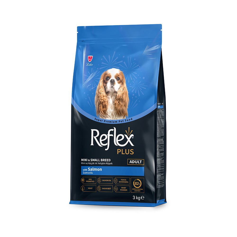 Reflex Plus Dog Adult Mini & Small Salmon корм для собак малых пород, с лососем - 3 кг