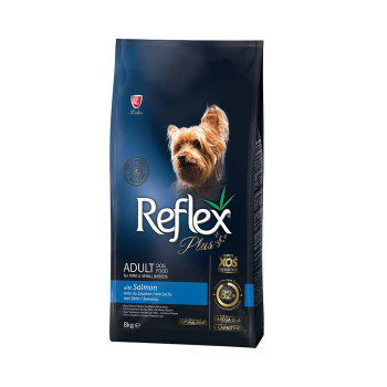 Reflex Plus Dog Adult Mini & Small Salmon корм для собак малых пород, с лососем - 8 кг