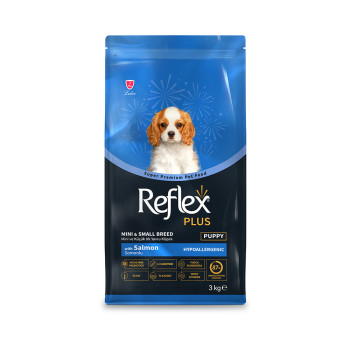 Reflex Plus Puppy Mini & Small Salmon корм для щенков, с лососем - 3 кг