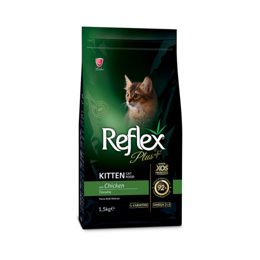 Reflex Plus Kitten Chicken корм для котят, с курицей - 8 кг