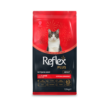 Reflex Plus Cat Adult Lamb & Rice корм для кошек, с ягненком - 1,5 кг