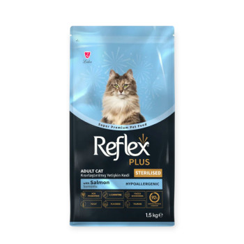 Reflex Plus Cat Adult Sterilised Salmon корм для стерилізованих котів, з лососем - 1,5 кг