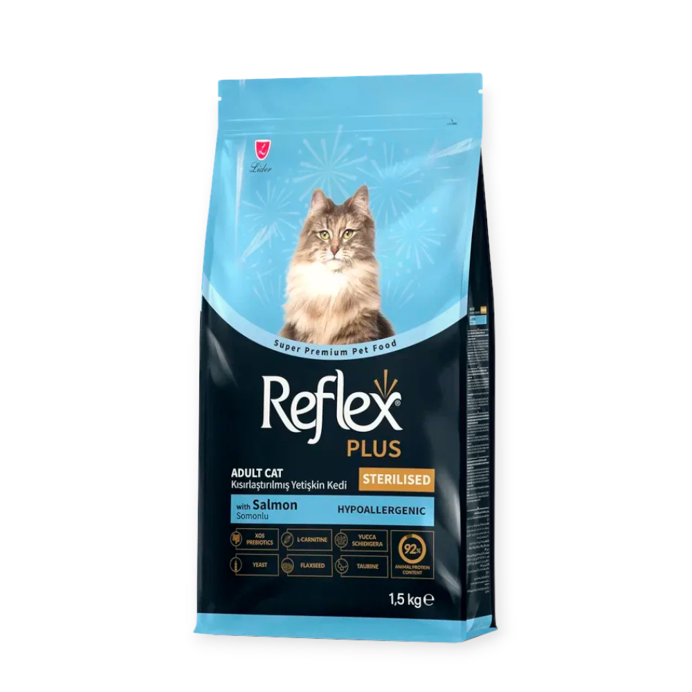 Reflex Plus Cat Adult Sterilised Salmon корм для стерилізованих котів, з лососем - 1,5 кг