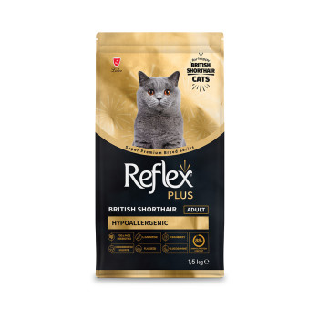 Reflex Plus Cat Adult British Shorthair корм для кошек британской породы - 1,5 кг