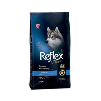 Reflex Plus Dog Adult Medium & Large Salmon корм для собак, з лососем - 15 кг