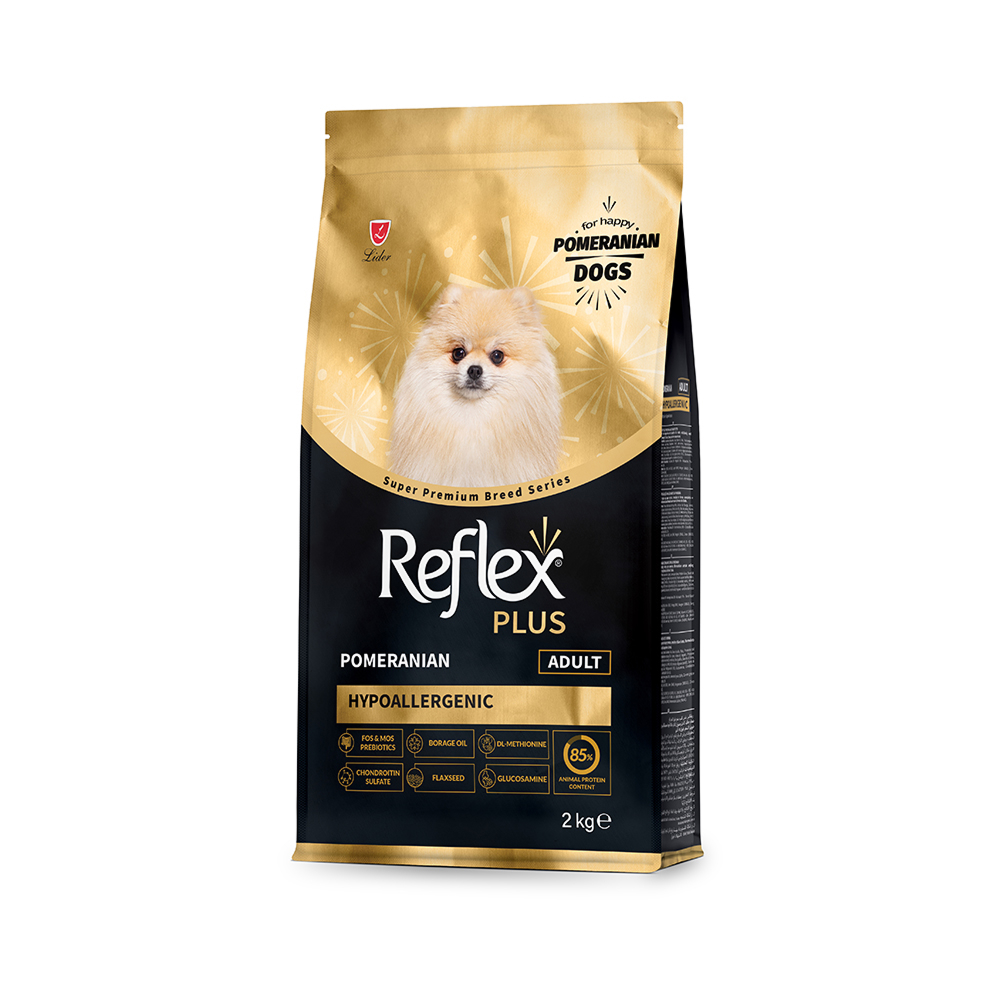 Reflex Plus Dog Adult Pomeranian корм для собак породы померанский шпиц - 2 кг