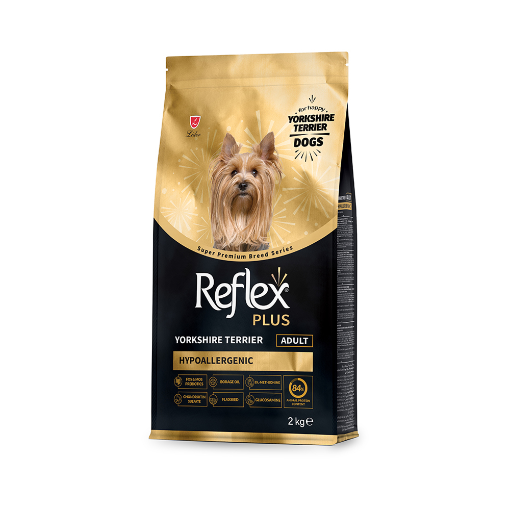 Reflex Plus Dog Adult Yorkshire Terrier корм для собак породы йоркширский терьер - 2 кг