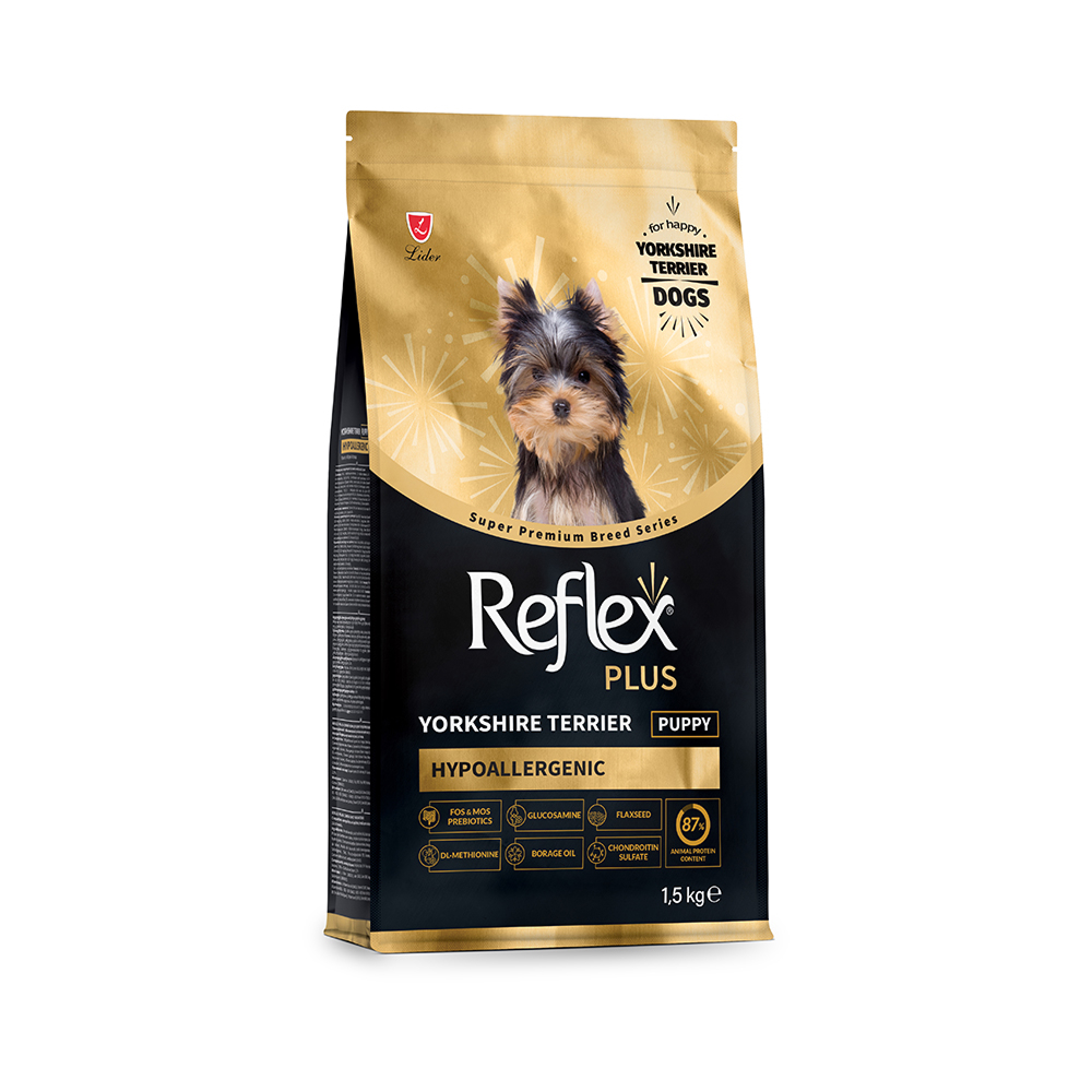 Reflex Plus Puppy Yorkshire Terrier корм для щенков породы йоркширский терьер - 1,5 кг