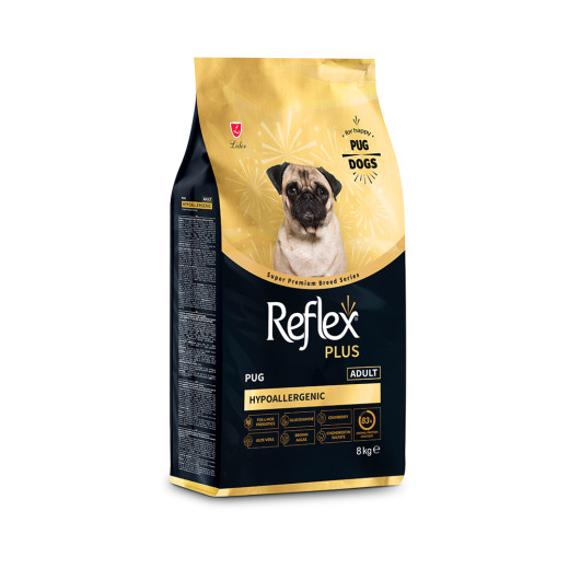 Reflex Plus Dog Adult Pug корм для собак породы мопс - 8 кг