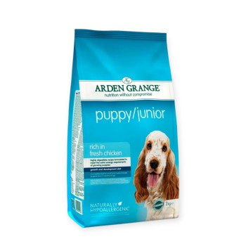 Arden Grange Puppy Junior Chicken корм для юниоров, с курицей - 2 кг
