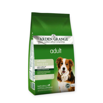 Arden Grange Dog Adult Fresh Lamb & Rice корм для собак, із ягнятиною - 2 кг
