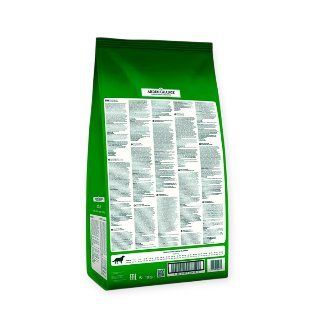 Arden Grange Dog Adult Fresh Lamb & Rice корм для собак, с ягнятиной - 2 кг