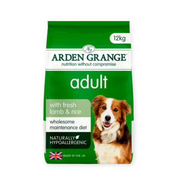 Arden Grange Dog Adult Fresh Lamb & Rice корм для собак, с ягнятиной - 12 кг