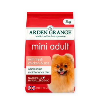 Arden Grange Dog Adult Mini Chicken & Rice корм для собак малих порід, з куркою - 2 кг