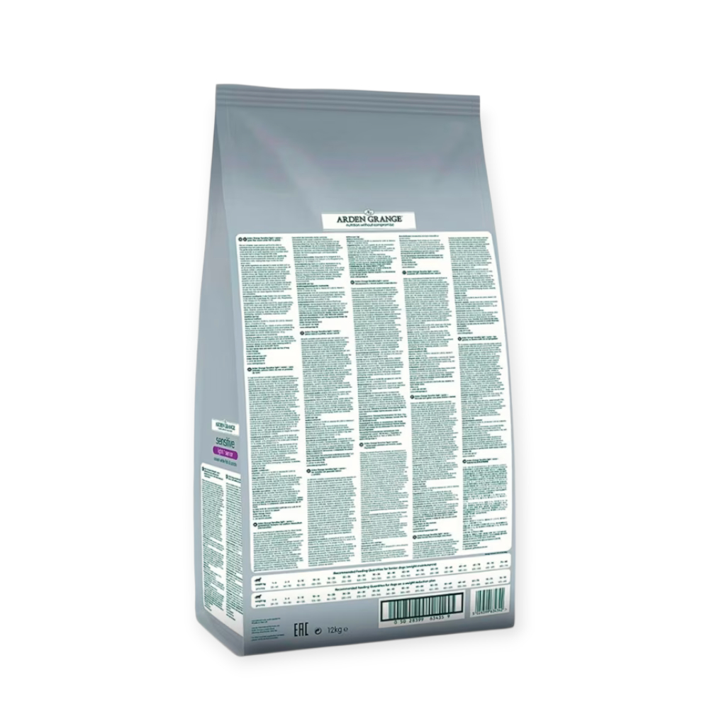 Arden Grange Dog Senior Sensitive Light Ocean White Fish & Potato, с белой рыбой – 2 кг