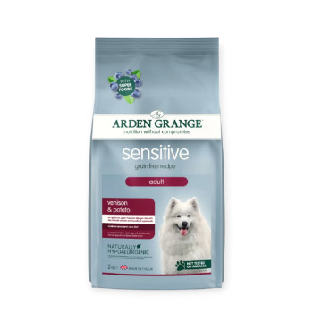 Arden Grange GF Dog Adult Large Sensitive корм для, з олениною - 2 кг