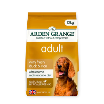 Arden Grange Dog Adult Fresh Duck & Rice корм для собак, з качкою - 12 кг