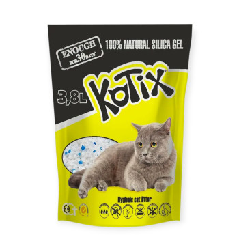 Kotix силикагелевый наполнитель, без аромата - 3,8 л