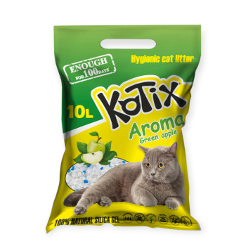 Kotix Aroma силікагелевий наповнювач, з ароматом яблука - 10 л