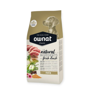 Ownat Classic Dog Adult Duck корм для собак, с уткой - 12 кг