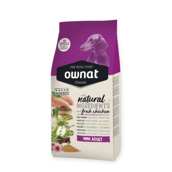 Ownat Classic Dog Adult Mini корм для собак малых пород, с курицей - 4 кг
