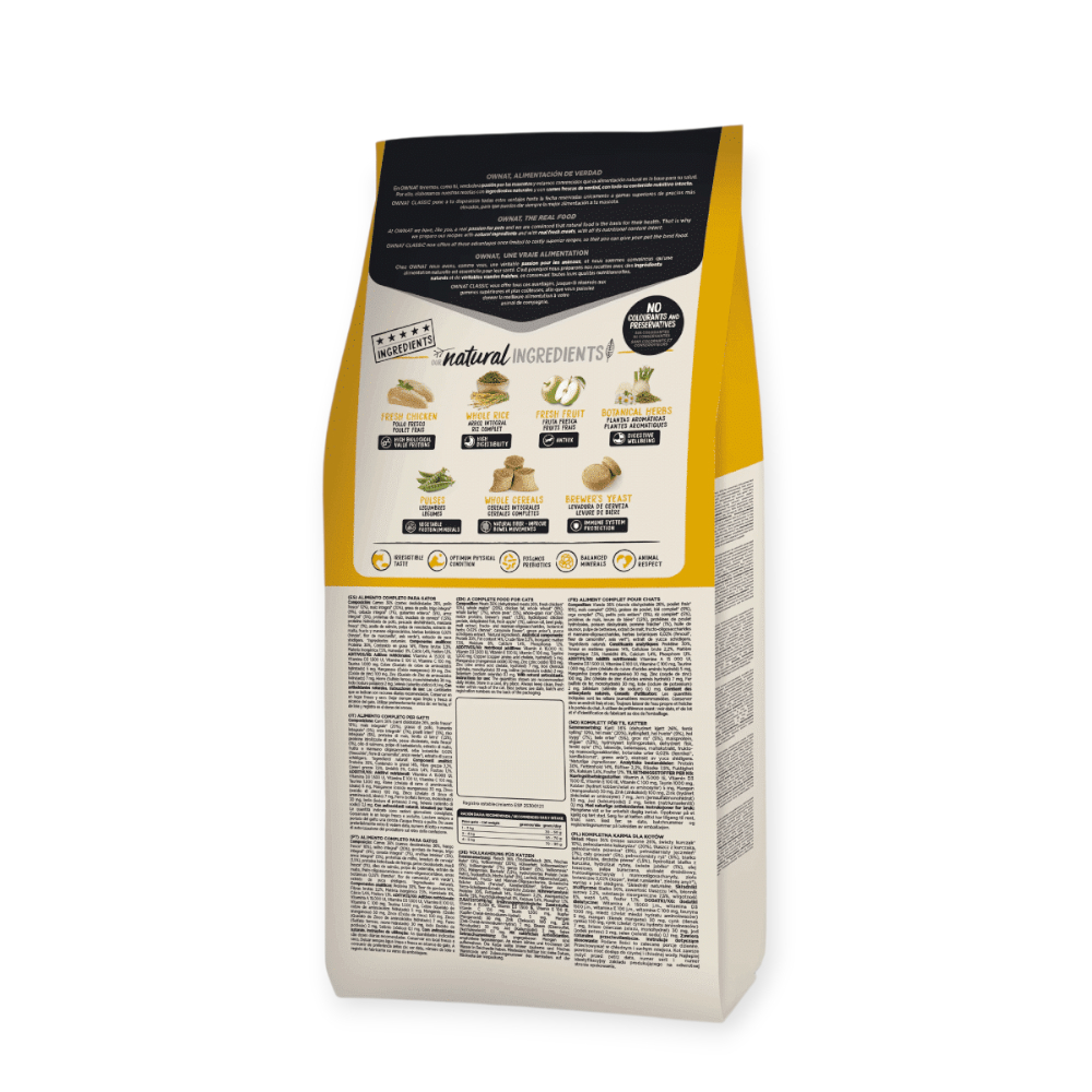 Ownat Daily Care корм для котів, з куркою - 4 кг
