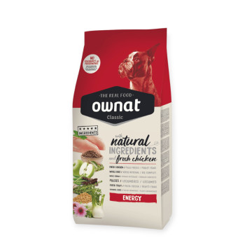 Ownat Classic Dog Adult Energy корм для активних собак, з куркою - 20 кг