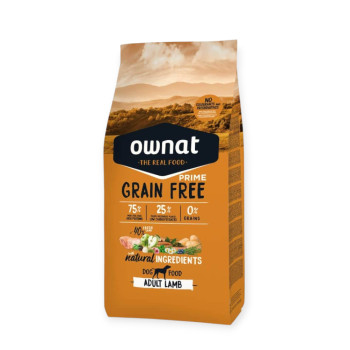 Ownat Prime Dog Lamb корм для собак, с ягненком - 12 кг