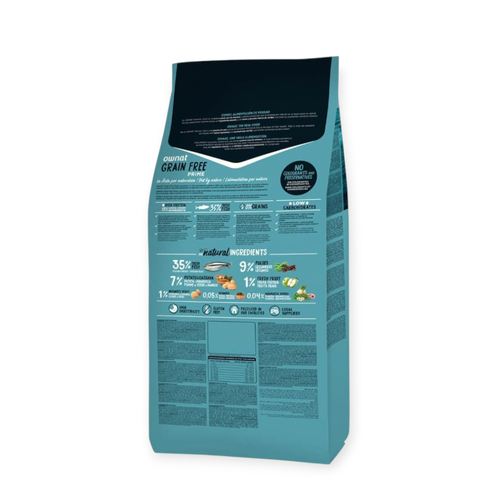 Ownat Prime Dog Adult Fish корм для собак, с рыбой - 3 кг