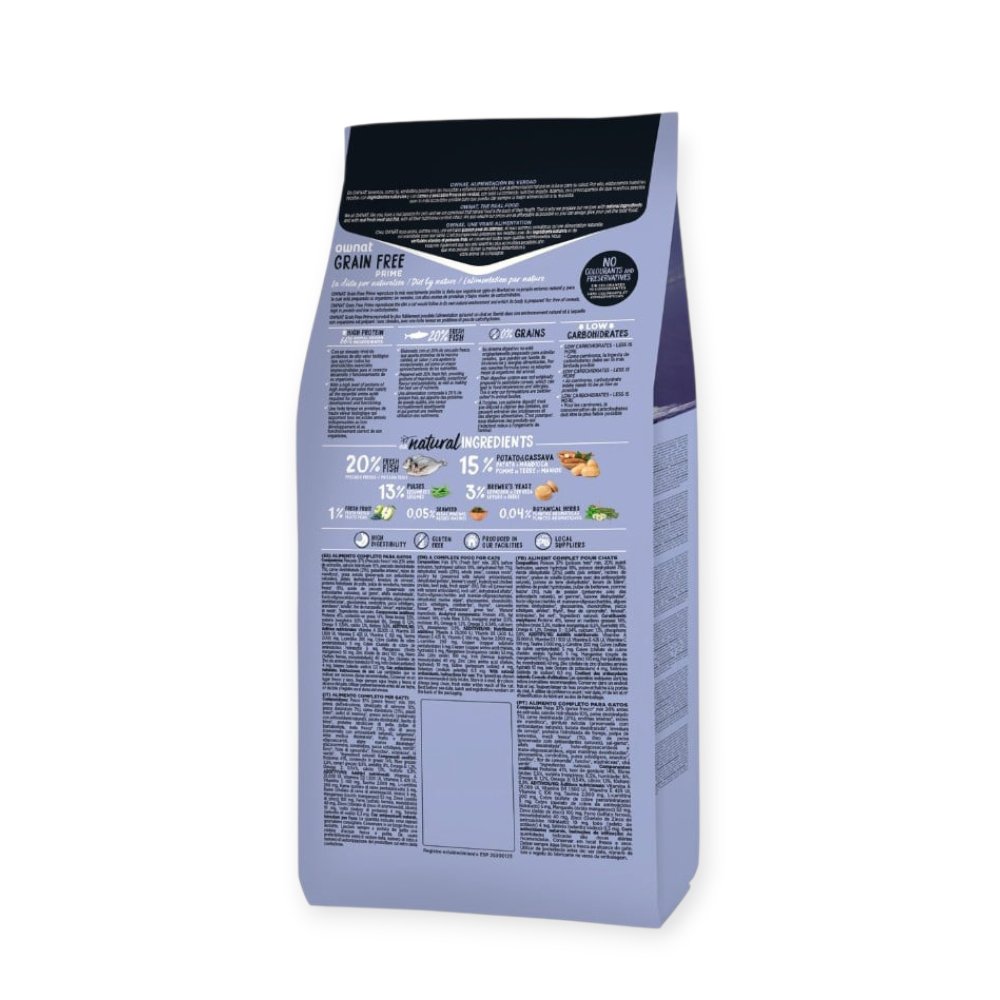 Ownat Prime Cat Fish Sterilised для стерилізованих котів, з рибою - 8 кг